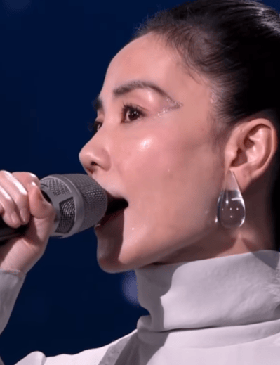 热搜今年的耳环又火了！开元ky棋牌王菲春晚上(图2)